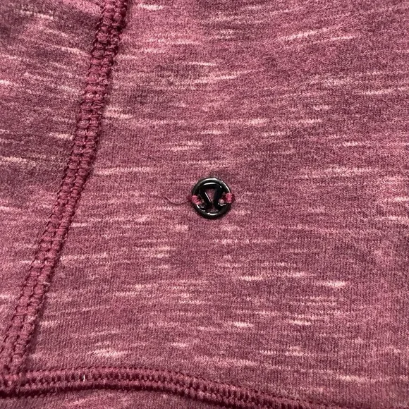 Lululemon Find Your Center Wrap Hoodie Berry Rust Red Womens 6 Athleisure - Picture 9 of 10